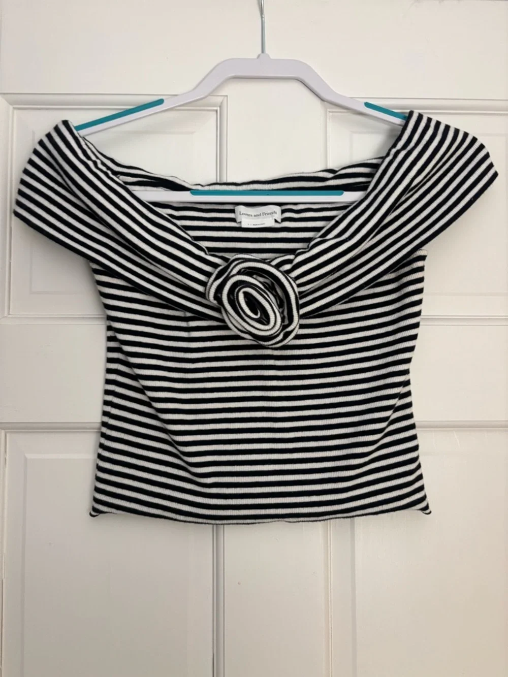 Lovers + Friends Luna Black & White Top - Picture 5 of 7